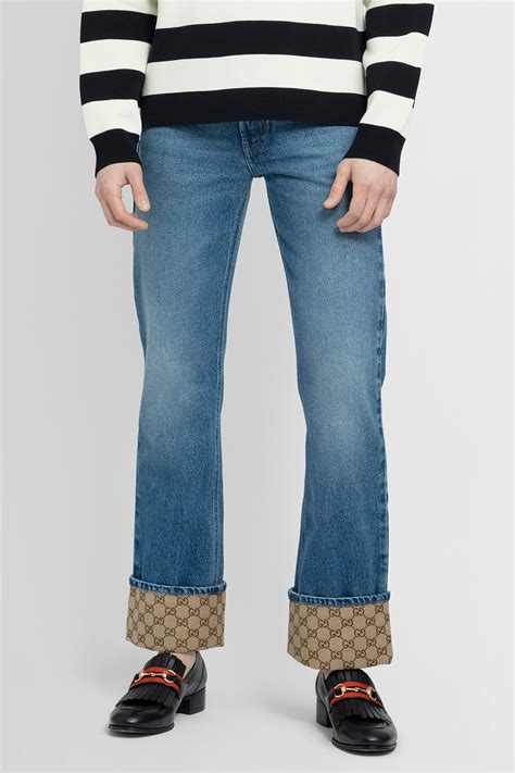 pantalone gucci uomo leone|gucci jeans sale.